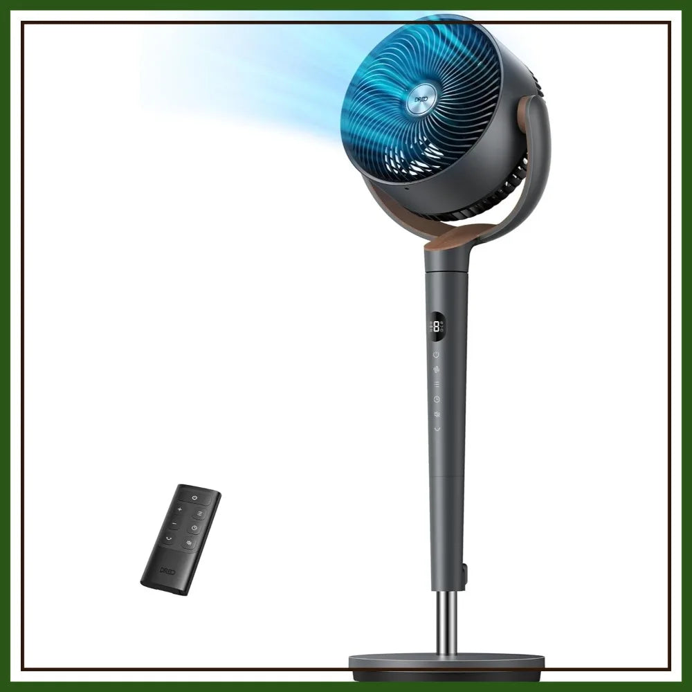 Quiet Oscillating Standing Fan